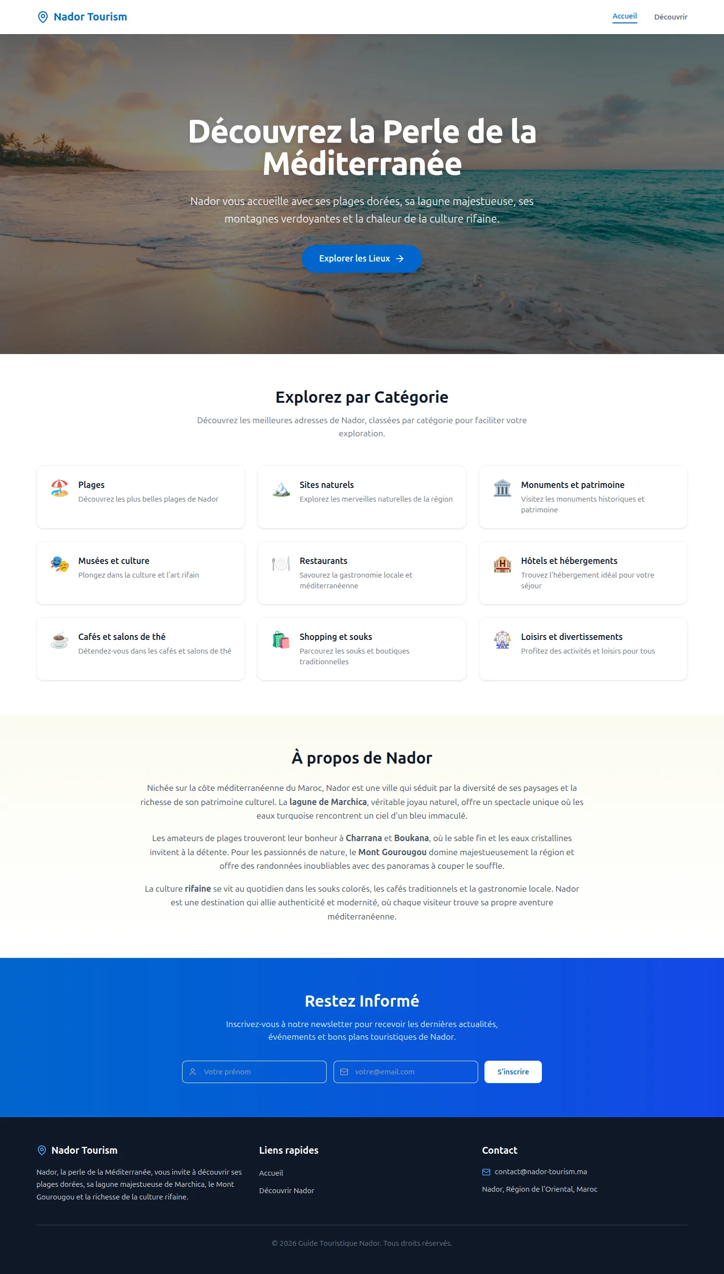 Nador Tourism Guide — 2